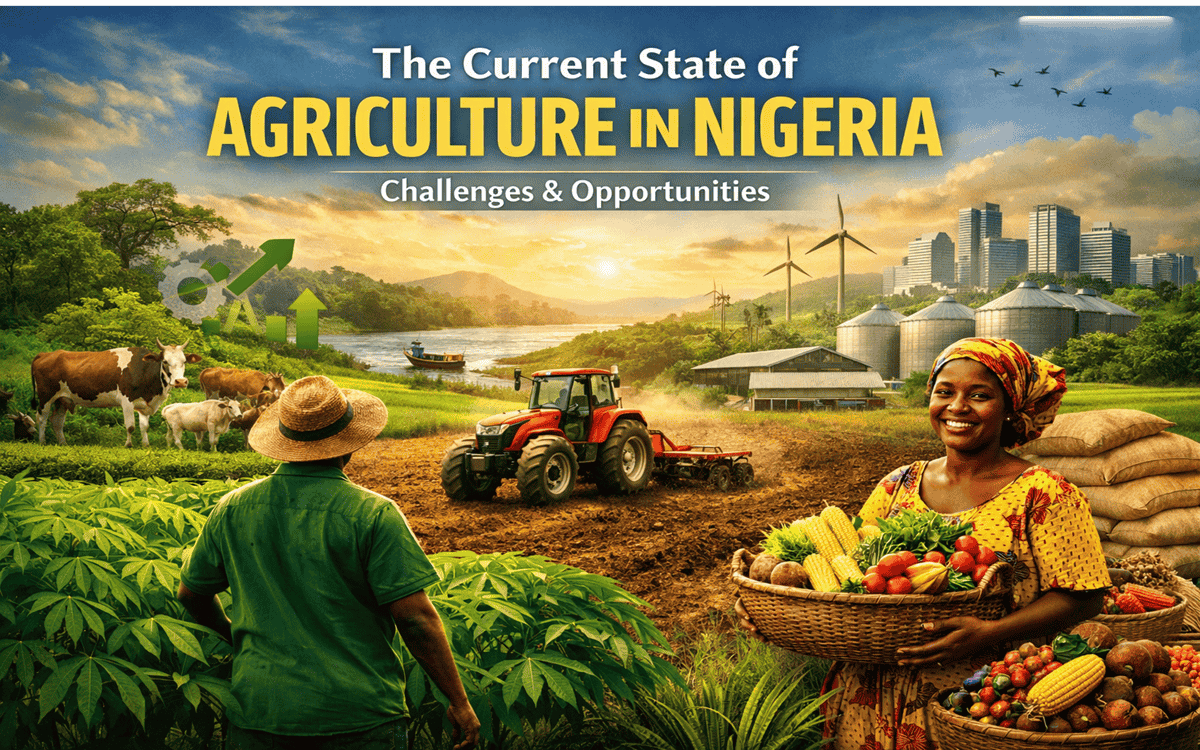Agriculture in Nigeria; Challenges, Opportunities, and the Path to Sustainable Growth.